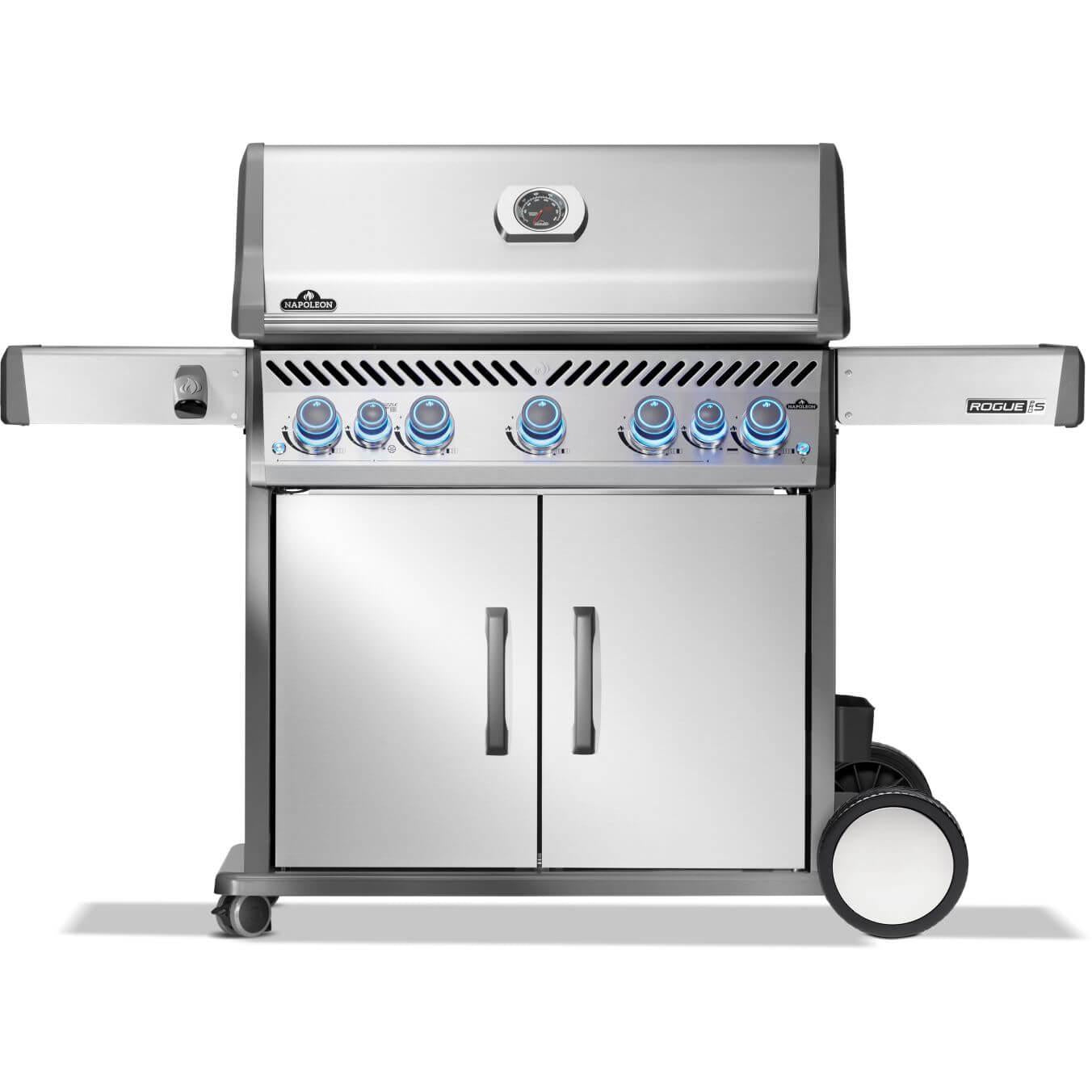 Napoleon Rogue PRO-S 625 LPG Gas BBQ with Flame Side and Infrared Rear Burners