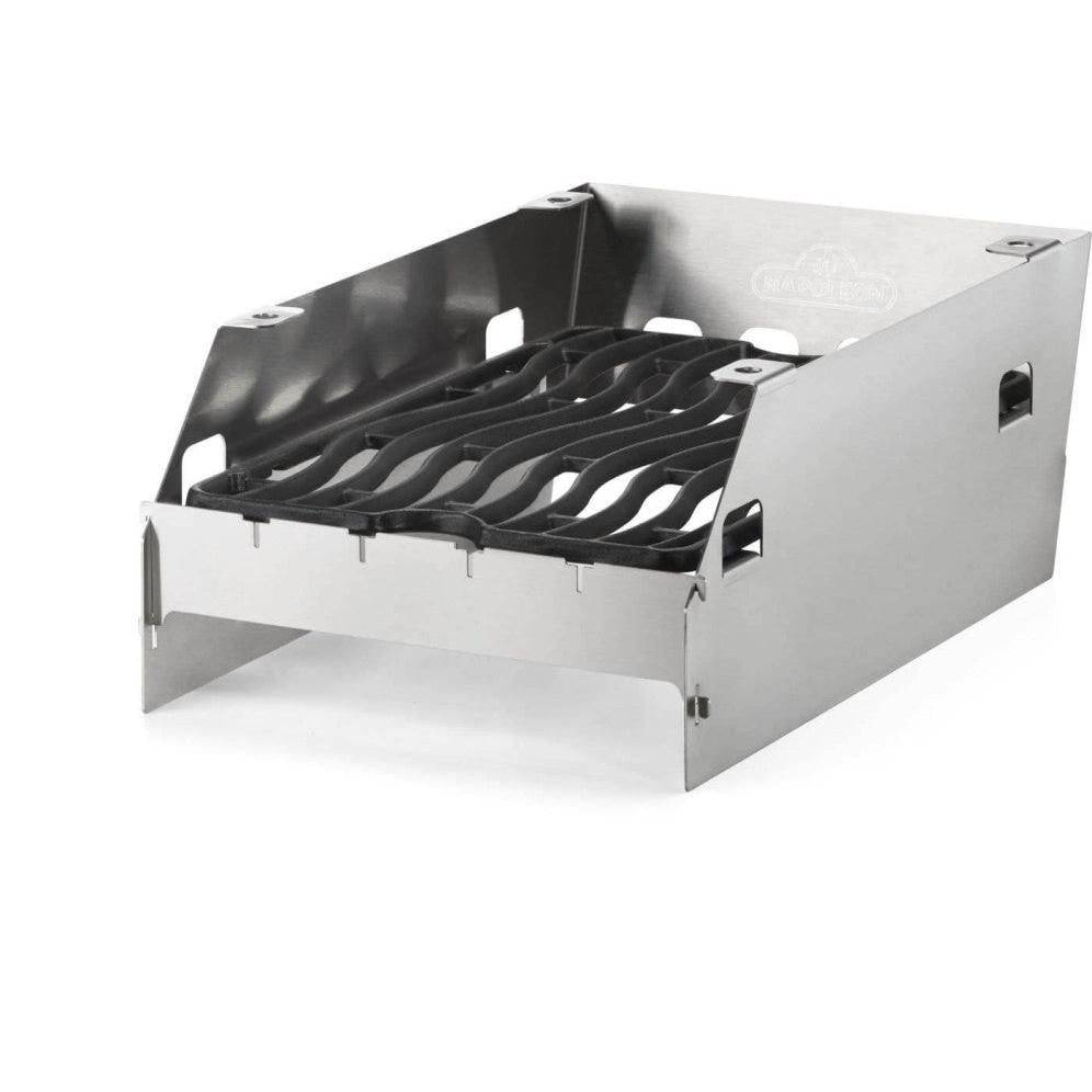 Napoleon Side Burner Windshield with Skewer Rack