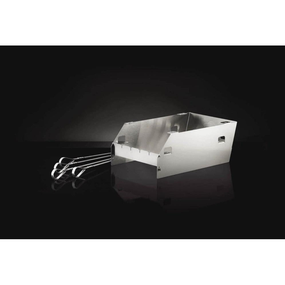 Napoleon Side Burner Windshield with Skewer Rack