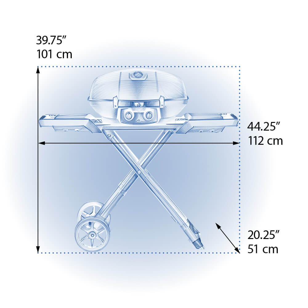Napoleon TravelQ PRO Phantom LPG Gas BBQ