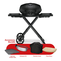 Napoleon TravelQ PRO285X Phantom LPG Gas Portable BBQ Bundle