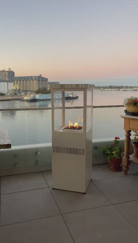 Tremblant Black Hudson Gas Outdoor Heater (LPG)