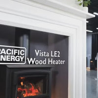 Pacific Energy Vista LE2 Inbuilt SMART Wood Fireplace