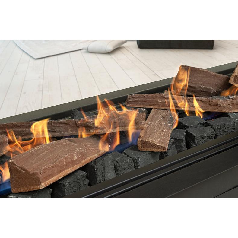 Real Flame Element 1200 Double Sided Gas Fireplace